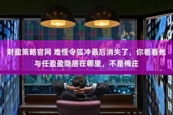 财盈策略官网 难怪令狐冲最后消失了，你看看他与任盈盈隐居在哪里，不是梅庄