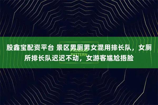 股鑫宝配资平台 景区男厕男女混用排长队，女厕所排长队迟迟不动，女游客尴尬捂脸